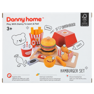 Set din lemn Hamburger Set Danny Home
