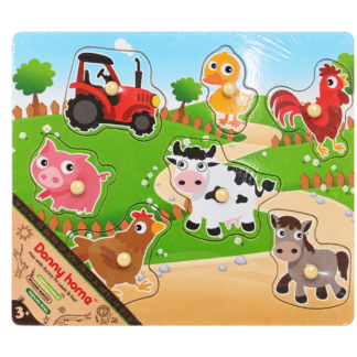 Puzzle din lemn ferma Danny Home