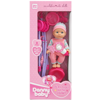 Carucior de vara cu pupasa si accesorii Danny Baby