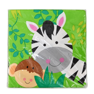 Servetele de hirtie 33*33cm 20buc animale tropice