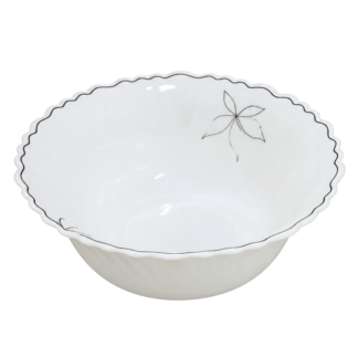 Farfurie ceramica adinca D17,5*6,5cm marg.sura floare Danny Home