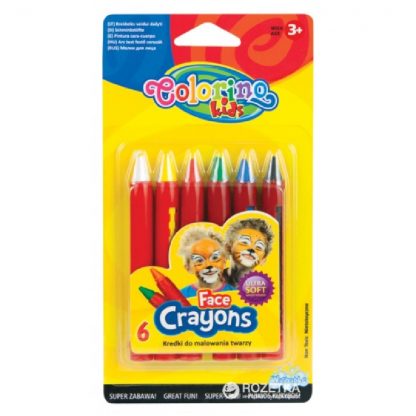 Creioane pentru fata 6 culori Colorino (Patio) 1