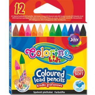 Карандаши цветные 12шт мини Colorino Kids