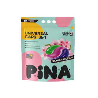 Detergent-gel in capsule PINA 77buc Sakura Blossom