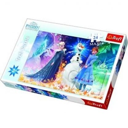 Пазлы Trefl 24 элемента MAXI Frozen 60*40см 3+ - Сleber