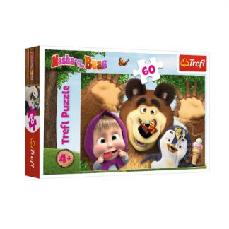 Пазлы Trefl 60эл.Masha and the Bear 33*22см 4+