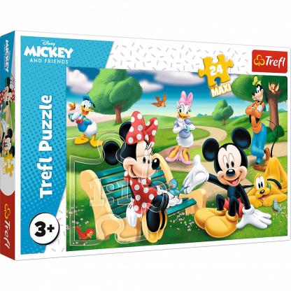 Puzzle Trefl 24 piese MAXI Mickey Mouse among friends 60*40cm 3+ 1