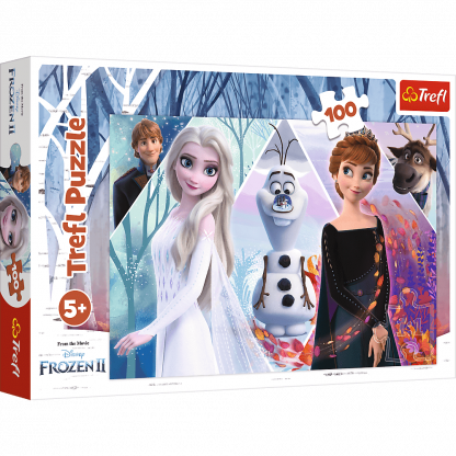Puzzle Trefl 100 piese Frozen - Enchanted Land 41*27,5cm 5+ 1
