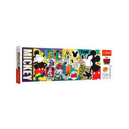 Пазлы Trefl 500эл.Panorama Disney Mickey Mouse and Friends 66*23,7с - Сleber
