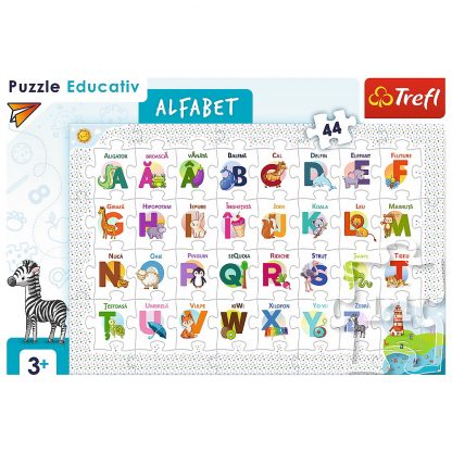 Puzzle Trefl 44 Education Alfabet romina 60*40cm 1