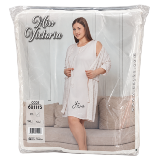 Camasa de noapte p/u dame,halat, mar.2XL-4XL 60115 You&Me
