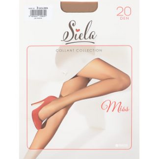 Колготки жен.SIELA Miss 20 Den Golden 2раз.