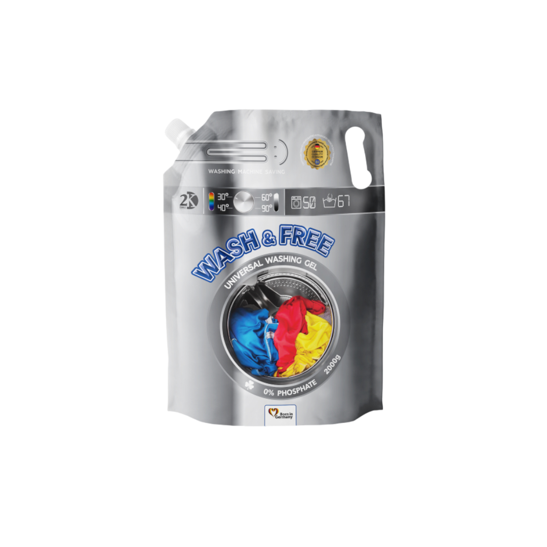 Detergent lichid de rufe Wash&Free2,1L Universal 1 Detergent lichid de rufe Wash&Free2,1L Universal 1