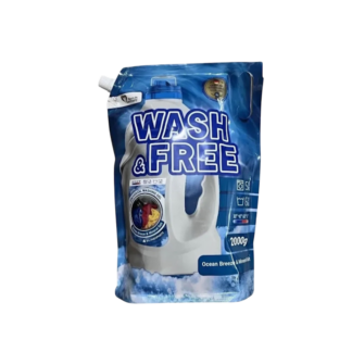 Гель для стирки Wash&Free 2,0л Universal Doupack Морская свежесть с нотками минеральной соли